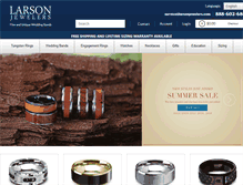 Tablet Screenshot of larsonjewelers.com